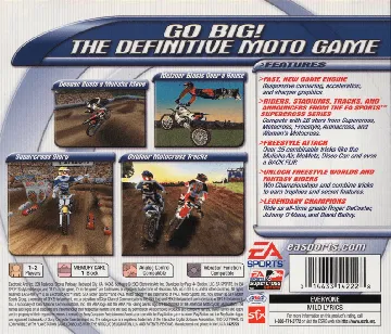 EA Sports Supercross (US) box cover back